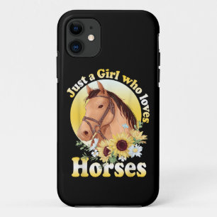 馬が好きな女の子のための乗馬ガールズグッズ iPhone 11 ケース