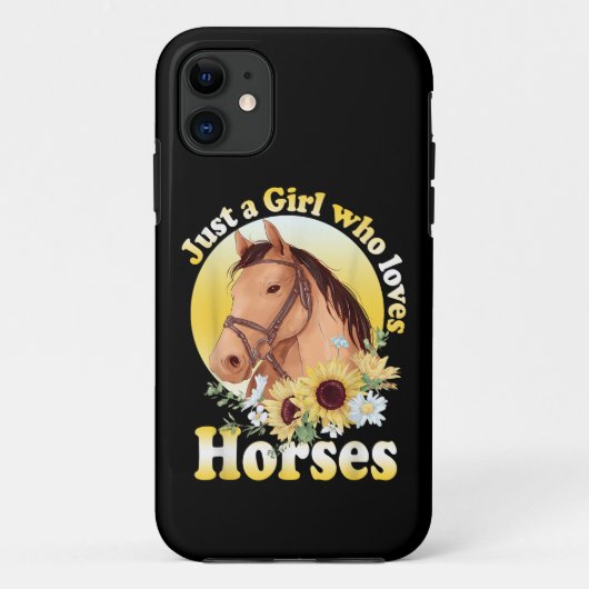 馬が好きな女の子のための乗馬ガールズグッズ Case-Mate iPhoneケース (裏面)