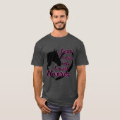 馬が好きな女の子 女性 馬好き レディース bo tシャツ (正面フル)