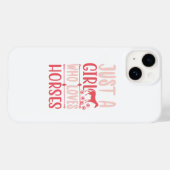 馬が好きな女の子 Case-Mate iPhoneケース (裏面 (横))