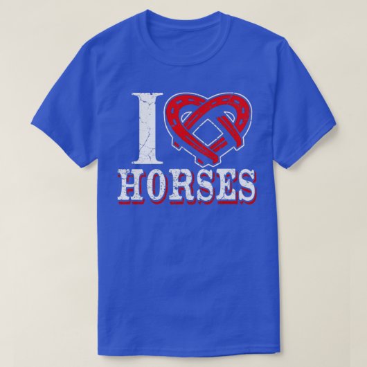 馬が好き Tシャツ (デザイン正面)