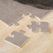 馬が屋台のドアの上から頭を覗いている ジグソーパズル (側面)