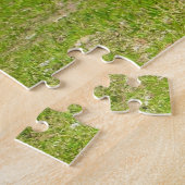 馬が屋台のドアの上から頭を覗いている ジグソーパズル (側面)