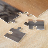 馬が屋台のドアの上から頭を覗いている ジグソーパズル (側面)