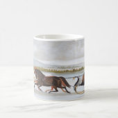 馬が引くそりのコーヒー・マグ コーヒーマグカップ (中央)