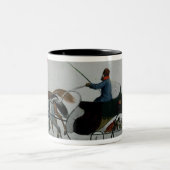 馬が引くそり ツートーンマグカップ (中央)