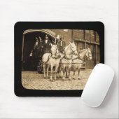 馬が引くHookおよびLadder Fire Company -ヴィンテージ マウスパッド (マウス)