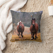 馬が指導者になる クッション (ブランケット)