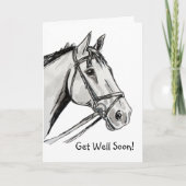 馬が早く元気になる カード (正面)