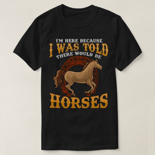 馬が来るだろうと言われた Tシャツ (デザイン正面)