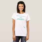 馬が私の人生を変えた Tシャツ (正面フル)