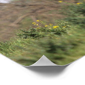 馬が立っているサラブレッド ポスター (角)