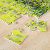 馬が野を放牧する ジグソーパズル (側面)