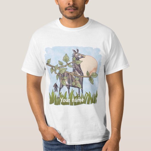 馬が隠れているTシャツ Tシャツ (正面)
