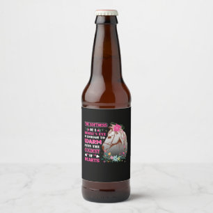 馬が馬の目の柔らかさを芸術する ビールラベル