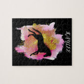 馬きらめくパズルパーソナライズされた。 ジグソーパズル (横)