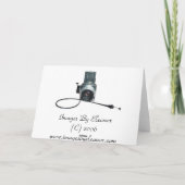 馬こんにちは カード (裏面)