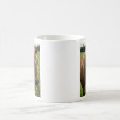 馬こんにちは コーヒーマグカップ (中央)