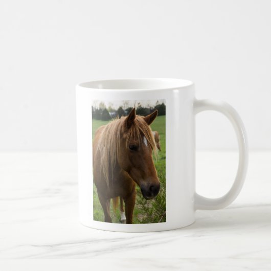 馬こんにちは コーヒーマグカップ (右)