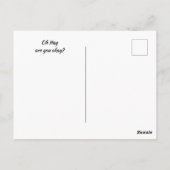 馬たちよ、元気ですか?私たちはあなたのことを考えています。 ポストカード (裏面)