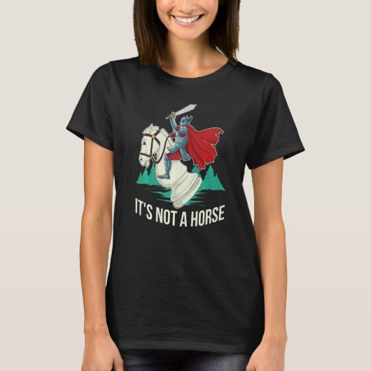 馬ではありませんチェス Tシャツ (正面)