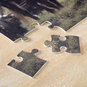 馬で干し草を作る ジグソーパズル (側面)