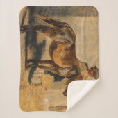 馬で羊飼い シェルパブランケット (正面)