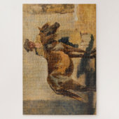 馬で羊飼ウマ科のい ジグソーパズル (縦)