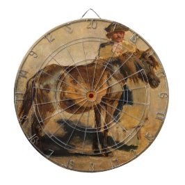 馬で羊飼ウマ科のい ダーツボード