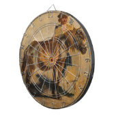 馬で羊飼ウマ科のい ダーツボード (正面右)