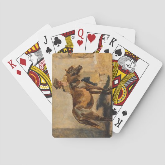 馬で羊飼ウマ科のい トランプ (裏面)