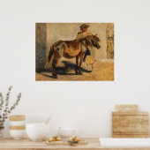 馬で羊飼ウマ科のい ポスター (キッチン)