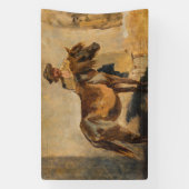 馬で羊飼ウマ科のい 横断幕 (縦)