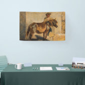 馬で羊飼ウマ科のい 横断幕 (トレードショー)