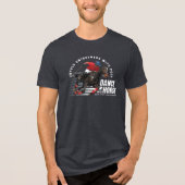 馬で踊る（ダークモード） | メンズ トライブレンドＴシャツ (正面)