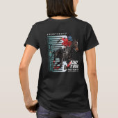 馬で踊る（ダークモード） | レディース Tシャツ (裏面)