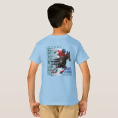 馬で踊る（ポロスポーツ） | キッズ Tシャツ (裏面フル)