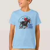 馬で踊る（ポロスポーツ） | キッズ Tシャツ (正面)