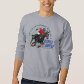 馬で踊る（ポロスポーツ） | メンズ スウェットシャツ (正面)