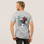 馬で踊る（ポロスポーツ） | メンズ トライブレンドＴシャツ (フル背面)