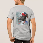 馬で踊る（ポロスポーツ） | メンズ トライブレンドＴシャツ (裏面)