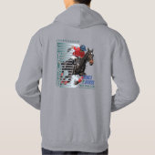 馬で踊る(ポロスポーツ) | メンズ パーカ (裏面)