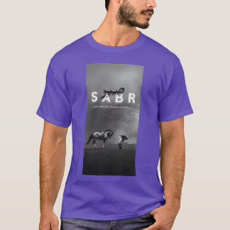 馬とお辞儀の人物のデザインの少女 Tシャツ