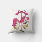 馬として回転木馬馬.PNG クッション (裏面)