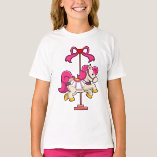馬として回転木馬馬.PNG Tシャツ