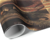 馬とその他の動物がいるアラブのテント ラッピングペーパー (ロールコーナー)