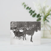 馬とそり， 1935 ポストカード (スタンド正面)