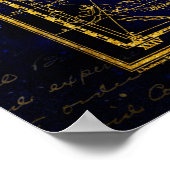 馬とイルカの星座のポスター ポスター (角)