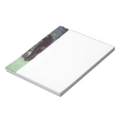 馬とカウボーイの冬の雪 ノートパッド (回転)