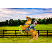 馬とカウボーイ Tシャツ